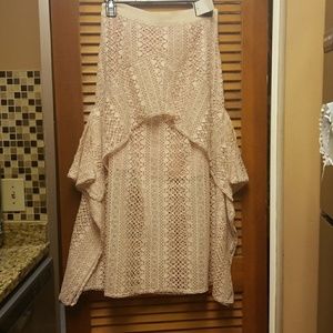 NWT pink skirt made by ark NC size small